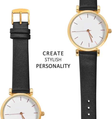 Miniatura 8 de WOCCI Correas de reloj elegantes, correas de repuesto de cuero genuino para hombres y mujeres, ancho de la banda 8 mm 10 mm 12 mm 13 mm 14 mm 16 mm
