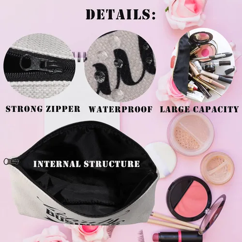 Miniatura 6 de BDPWSS Regalos para amantes del anime para niñas, bolsa de maquillaje de anime, regalo para amantes del anime, regalo para fanáticos del anime