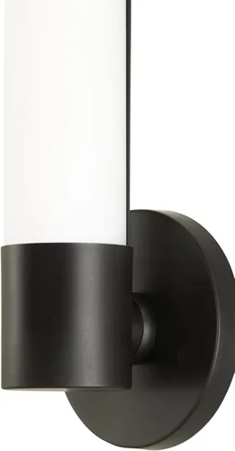 Miniatura 2 de George Kovacs P5041-66A-L Saber II - Aplique de pared, 1 luz LED de 12 vatios, negro mate