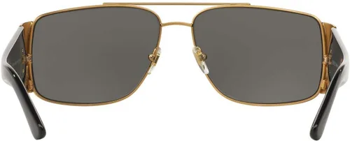 Miniatura 4 de Versace Gafas de sol Hombre Montura Dorada, Lentes Gris Oscuro, 0MM
