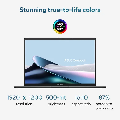 Miniatura 3 de ASUS Zenbook 14 OLED - Computadora portátil con pantalla táctil AI, 14 pulgadas FHD+, Intel Core Ultra 7 255H (> i9-13900H), 16 GB DDR5 RAM
