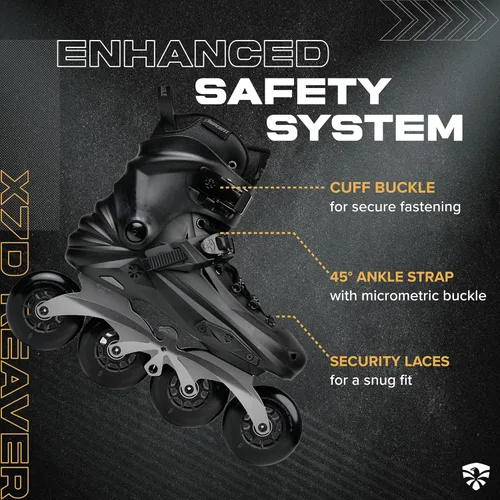 Miniatura 3 de Flying Eagle X7D Reaver - Patines en línea para adultos para hombres y mujeres, patines en línea para exteriores, patines para adultos, Freeskates