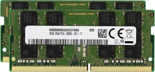 Original de fábrica de 32 GB (2 x 16 GB) compatible con Dell Alienware G-Series Inspiron Latitude Precision Vostro y XPS Laptop Notebook Memoria RAM