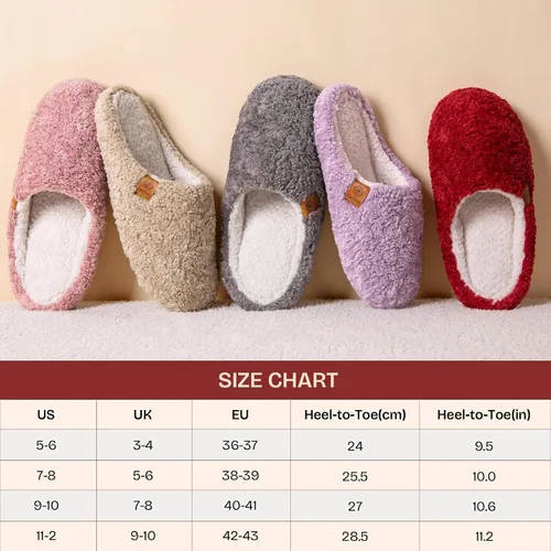 Miniatura 6 de EverFoams Pantuflas de espuma viscoelástica suave para mujer, para interiores