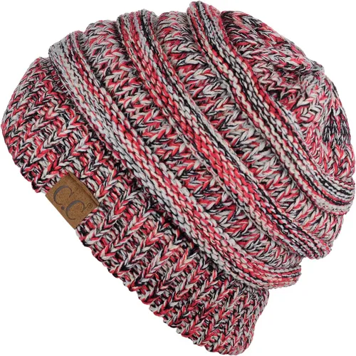 Miniatura 214 de C.C Trendy Warm Chunky Soft Stretch Cable Knit Beanie
