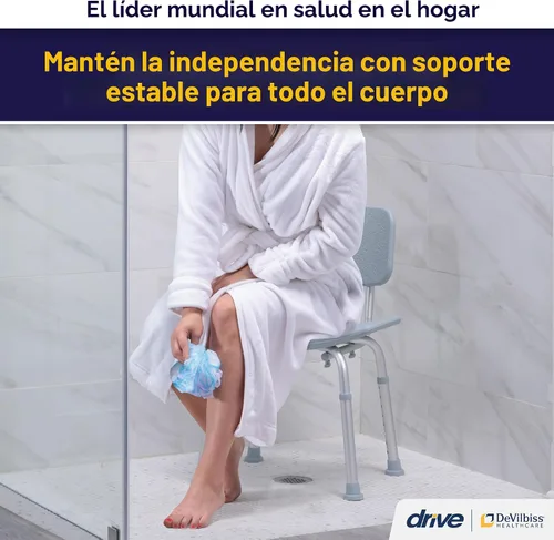 Miniatura 2 de Silla con respaldo para bañera Designer Series Deluxe, RTL12202KDR, Universal, gris, 1, 1