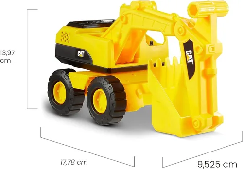 Miniatura 6 de CAT Construction 7" Camión volquete, cargador y juguetes de excavadora Paquete combinado