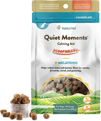 Miniatura 12 de NaturVet Quiet Moments Spray Calmante Herbal para Habitación Suplemento para Perros – Ideal para Automóviles, Jaulas para Perros, Nuevos Entornos