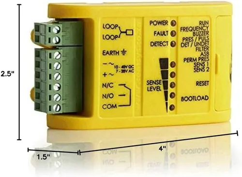 Miniatura 4 de Detector de bucle AB Sensor de vehículo diseñado para varias aplicaciones, incluyendo puertas automáticas, puertas de garaje, semáforos y alarmas