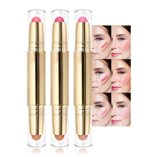 Miniatura 17 de evpct 2En1 Crema Barra de Contorno y Corrector para Maquillaje Facial Kit de Crema para Principiantes Crema de Contorno y Barra de Iluminación Barra