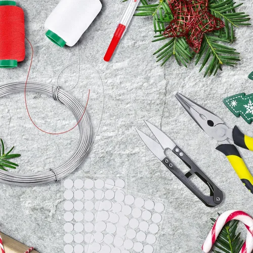 Miniatura 6 de Hoolerry Kit de 8 piezas de muñecas de Navidad para hacer tu kit de actualización flexible y flexible, accesorios de herramientas que incluyen