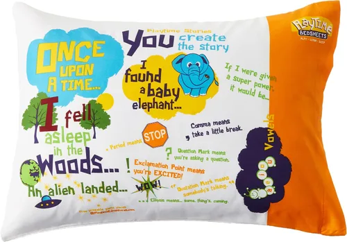 Miniatura 9 de Playtime Edventures - Funda de almohada Playtime Story-Time con más de 20 frases e imágenes para principiantes. - Funda de almohada de microfibra