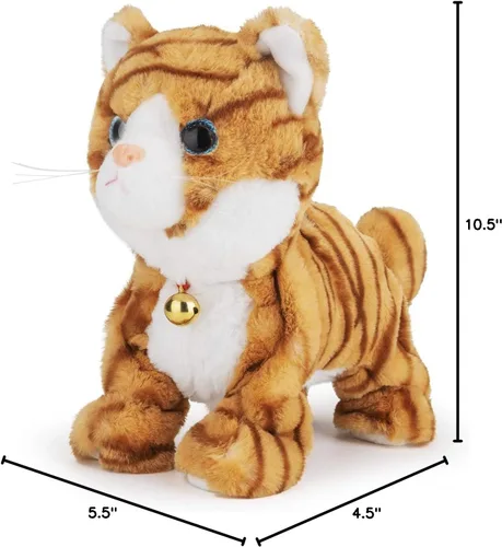 Miniatura 7 de Smalody Juguete electrónico interactivo de peluche, robot que habla con robot mejorado, control de sonido de animales, mascota electrónica