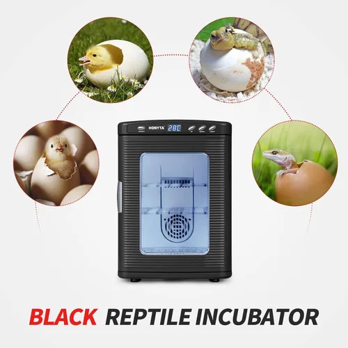 Miniatura 6 de RYFT Incubadoras para incubar huevos, incubadora portátil de laboratorio científico de reptiles de 25 litros con calefacción y enfriamiento de 41.0