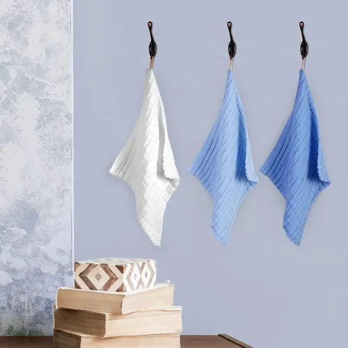 Miniatura 6 de MUKIN Toallitas para bebé, paños suaves para recién nacidos, toallitas de baño absorbentes, paños o toallas para eructos, lista de regalos de bebé