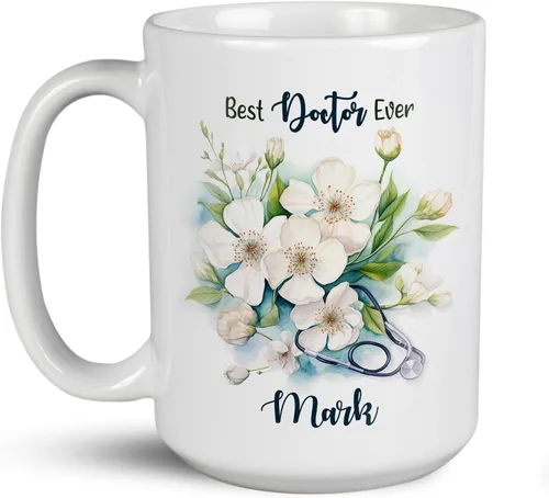 Miniatura 10 de Taza de café personalizada para fotógrafo, cámara con flores de gerbera, taza de té personalizada con nombre, regalo para amantes de la fotografía