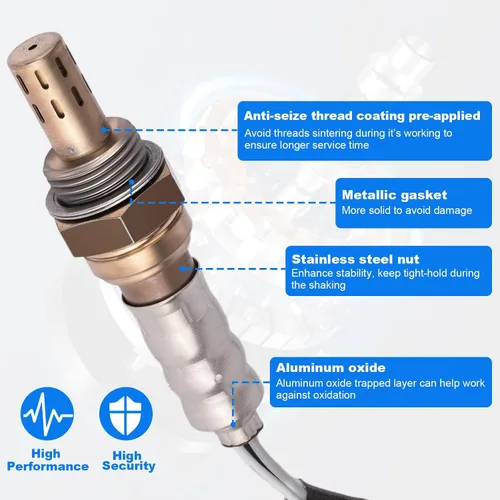 Miniatura 2 de 4 sensores O2 15717, sensor de oxígeno compatible con Ford para serie E compatible con Lincoln para Continental para Mazda para B4000 para Mercury