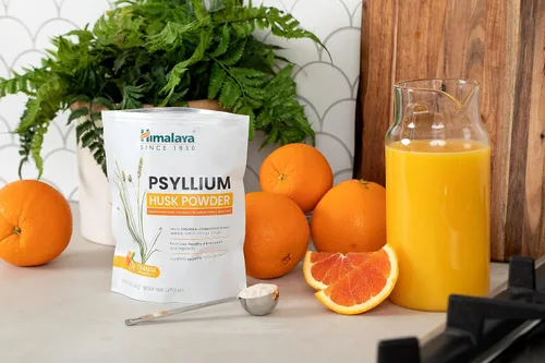 Miniatura 7 de Himalaya Polvo de cáscara de psyllium, naranja, 48 porciones, suplemento diario de fibra para apoyar la salud digestiva y la regularidad, vegano