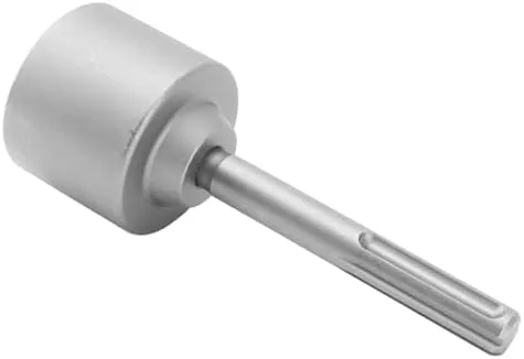 Miniatura 9 de Controlador de poste en T, vástago de 5 hoyos, acero de 7.9 in de longitud, poste de mano Pounder T, accesorio para poste de valla SDS-MAX U poste