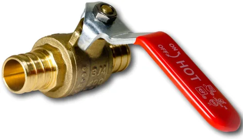 Miniatura 7 de XFITTING Válvula de bola Pex de 10 piezas de 3/4" caliente y fría, 24-2-3&4 = 10X