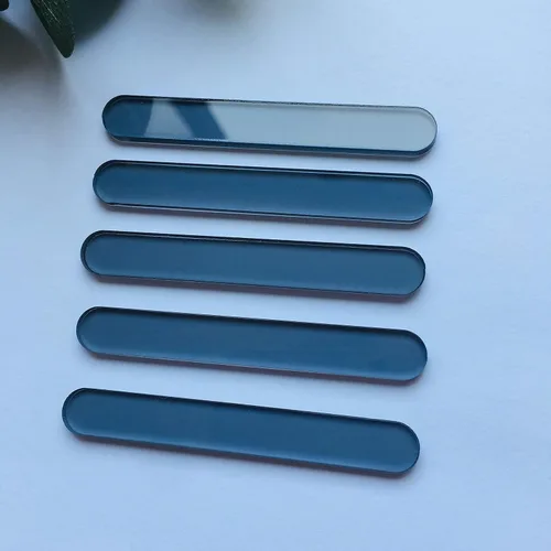 30 piezas de palitos de paleta de acrílico para helado, helado, caramelo y manzana (negro transparente)