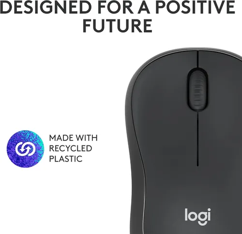 Miniatura 8 de Logitech M240 - Ratón Bluetooth silencioso, inalámbrico, compacto, portátil, seguimiento suave, batería de 18 meses, para Windows, macOS, ChromeOS