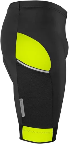 Miniatura 4 de Pantalones cortos de ciclismo acolchados todo el día para hombre Bolsillos laterales reflectantes de malla Fabricado en Estados Unidos