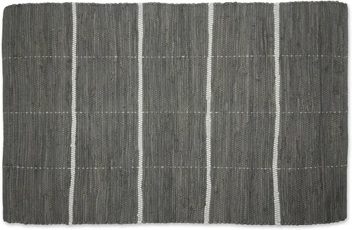 Miniatura 10 de DII Modern Farmhouse - Alfombra Chindi de algodón, 26 x 40 pulgadas, color negro y crema