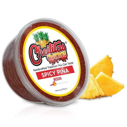 Miniatura 18 de Cheilitas Chamoy Salsa de caramelo mexicano natural para bordes Hecho a mano para bebidas, cócteles, micheladas, cerveza y más (mango)
