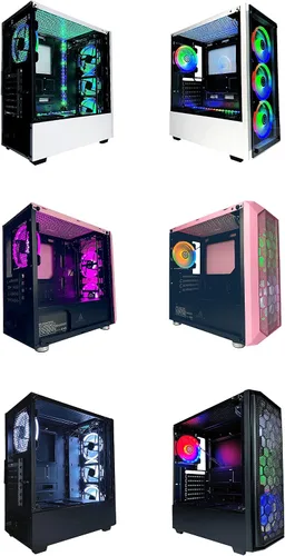 Miniatura 4 de Apevia TL612L2S-RGB Twilight - Ventilador LED silencioso de doble anillo RGB que cambia de color con control remoto, 28 LED y 8 almohadillas de goma