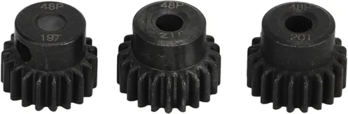 Miniatura 10 de Juego de engranajes de piñón y estímulo de acero para coche RC, 48P 90T engranaje espolón con engranaje de piñón 19T 20T 21T para Slash 2WD 1/10 RC