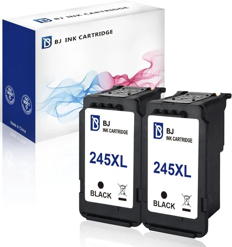 BJ Cartuchos de tinta de repuesto para Canon PG-245XL 245 XL compatible con impresora Canon PIXMA MG2520 MG2920 MG2922 MG2924 MG2420 MG2522 MG2525