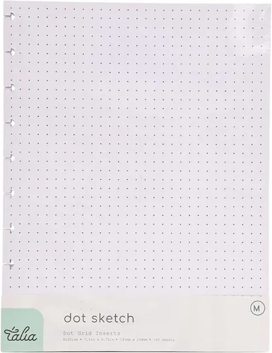 Miniatura 9 de Talia - Repuestos para cuaderno de espiral (páginas punteadas, Junior (5.5 x 8.5 pulgadas))