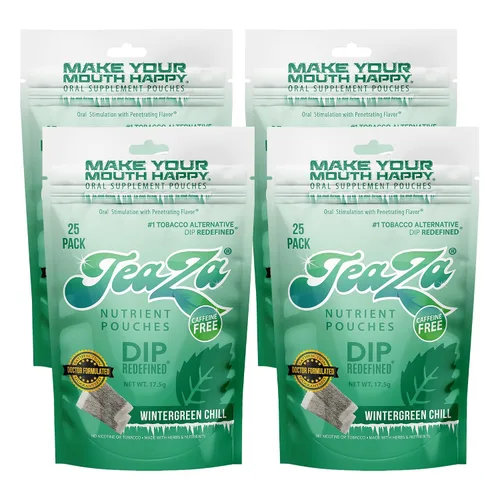Miniatura 33 de Teaza Bolsas energéticas a base de hierbas, para masticar tabaco, alternativa sin nicotina, sin humo, tabaco alternativo y inmersión saludable