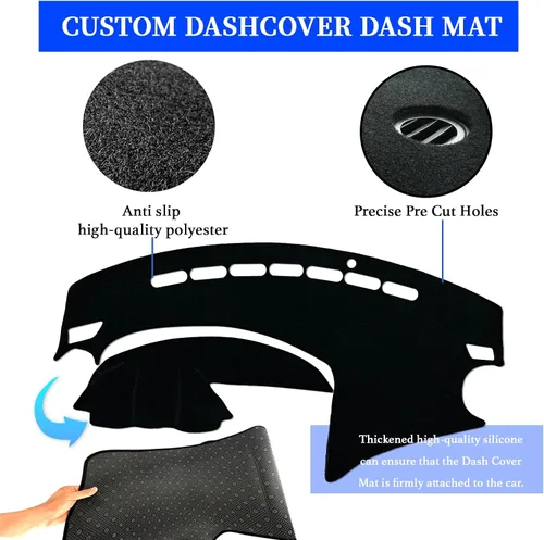 Miniatura 2 de Funda para salpicadero de ajuste personalizado para Mazda 3 2010 2011 2012 2013, cubierta para tablero de instrumentos, tapete para salpicadero