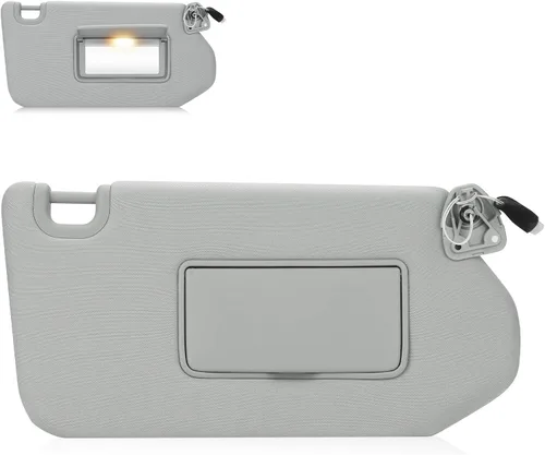 Miniatura 10 de Visera solar lateral izquierda y derecha con luz para Nissan Pathfinder 2013-2018, para Infiniti QX60 2014-2017, para Infiniti JX35 2013, repuesto