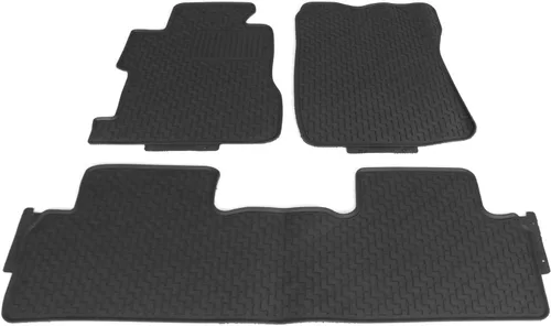 Miniatura 3 de IKON MOTORSPORTS - Alfombrillas compatibles con Honda Civic Sedán 2006-2011, goma de látex para todas las estaciones, interiores resistentes, juego
