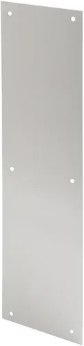 Miniatura 5 de Prime-Line J 4626 Placa para empuje de puerta, 4 pulgadas x 16 pulgadas, acero inoxidable (Paquete individual)