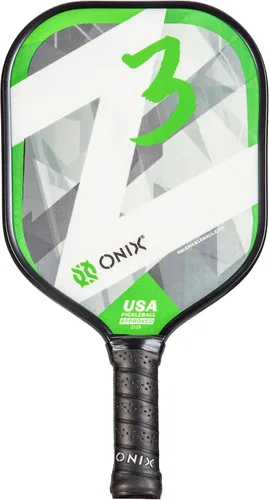 Miniatura 19 de Onix Graphite Z5 - Paleta de pickleball de fibra de carbono con forma de cuerpo ancho, núcleo de panal y cara de grafito ONIX Paleta de pickleball