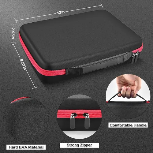 Miniatura 5 de Boobowl Estuche organizador de batería con probador – Caja de almacenamiento universal para más de 162 pilas AA AAA C D 9V – Diseño de espuma