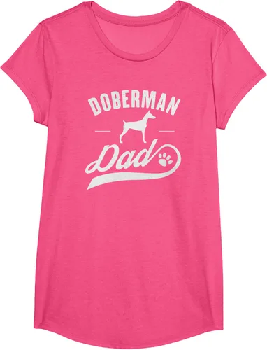 Miniatura 18 de Doberman Dad - Camiseta para amante del dueño del perro, Negro, S