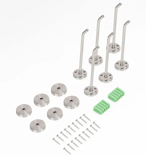 Miniatura 6 de NearMoon Ganchos para colgar abrigos, ganchos de montaje en pared para colgar sombrero, bata Hurse, perchas de acero inoxidable 304 resistentes