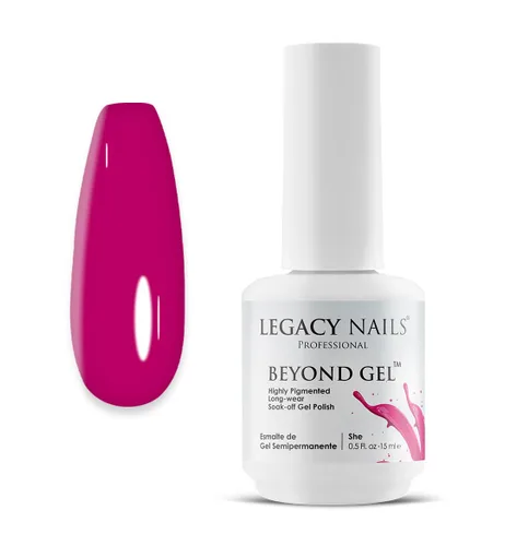Miniatura 19 de LEGACY NAILS Professional Beyond Gel Soak-Off Esmalte de uñas – Cobertura completa, altamente pigmentado (BEYOND GEL – ALBA 1/2 oz)
