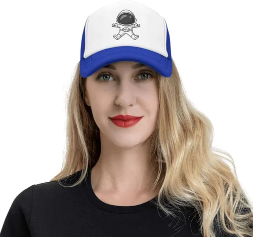 Miniatura 5 de Astronauta Logo Baseball Cap Woman Mens Trucker Hat Adjustable Mesh Dad Hat