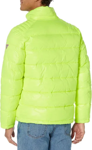 Miniatura 3 de GUESS Men's Mid-Weight Puffer Jacket with Removable Hood