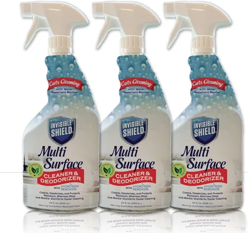 Invisible Shield Limpiador multisuperficie, desodorante con peróxido de hidrógeno, 32 onzas líquidas (ideal para todas las superficies) por UNELKO-
