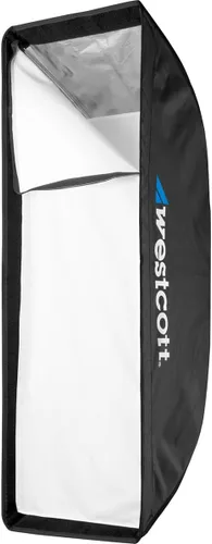 Miniatura 4 de Westcott Interruptor rápido de 1 x 3 para estudio de fotografía portátil y caja de luz Stripbank On Location – Compatible con múltiples marcas