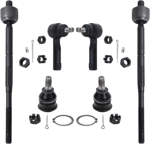 Miniatura 162 de Detroit Axle – Kit de suspensión delantera para Hyundai 2013-2018 Santa Fe 2 enlaces de barra de estabilizador 4 varillas de amarre interiores