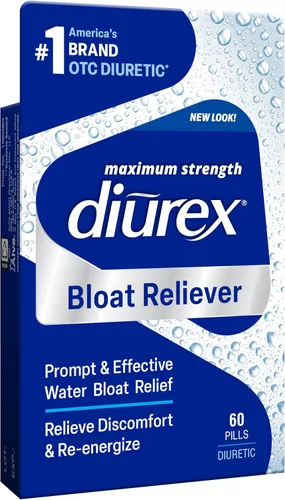 Miniatura 2 de Diurex Alivio de la hinchazón Alivia la hinchazón del agua, la hinchazón, la hinchazón y la fatiga Reenergiza Máxima fuerza 60