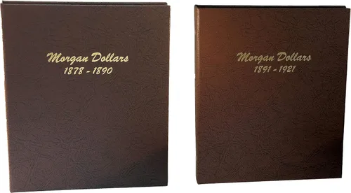 Miniatura 15 de Dansco Álbum de monedas del dólar de Morgan US 1878-1890 #7178 con funda